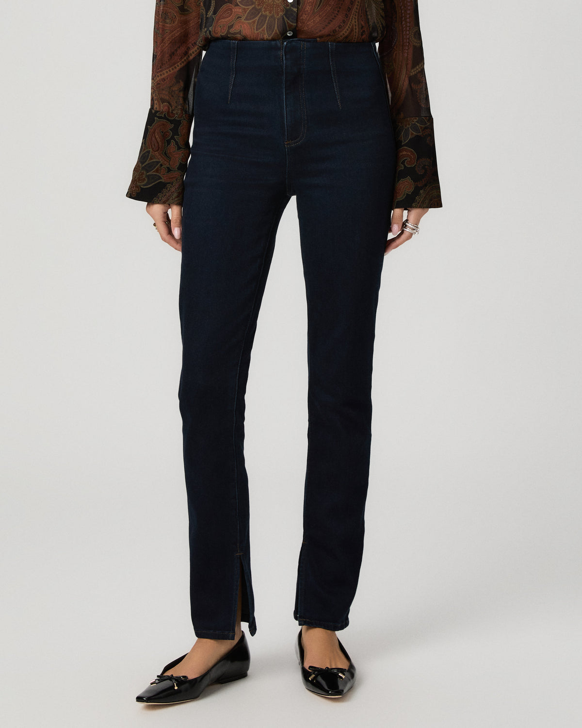 Gemma 31in W Front Darts And Inseam Slit - Voyager 23