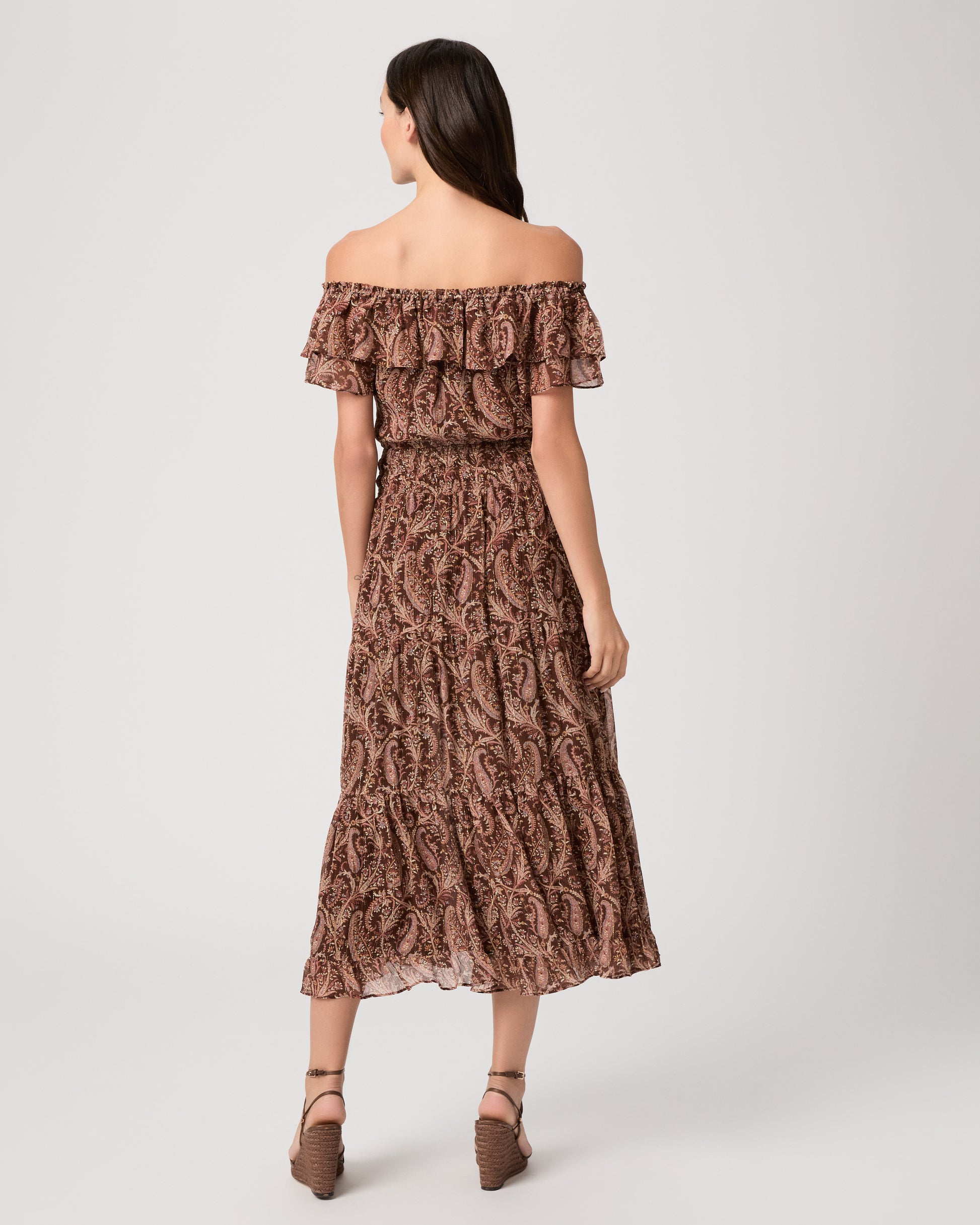 Alistar Dress - Oak Multi Silk XXS