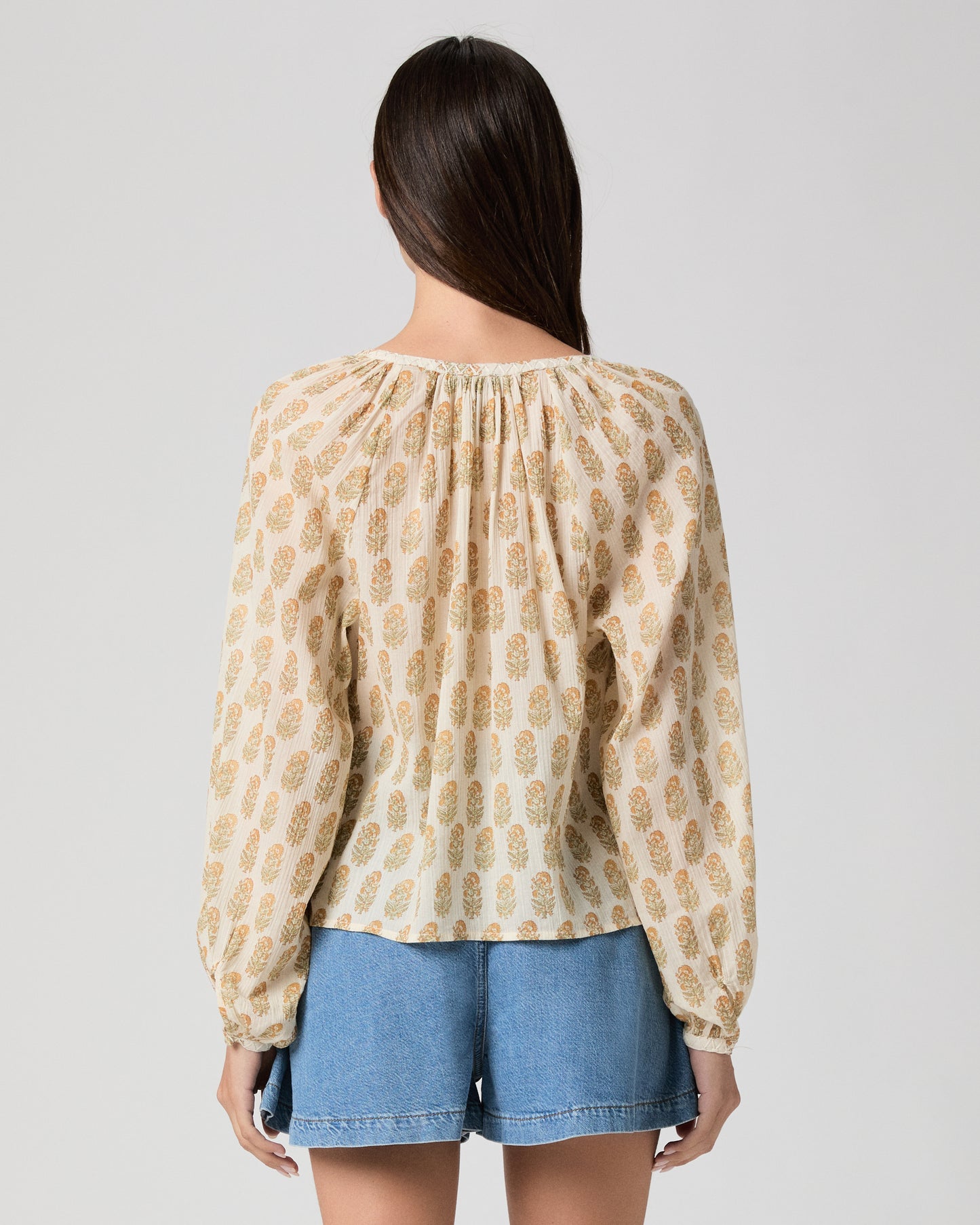 Olvera Blouse - Bone Multi XXS