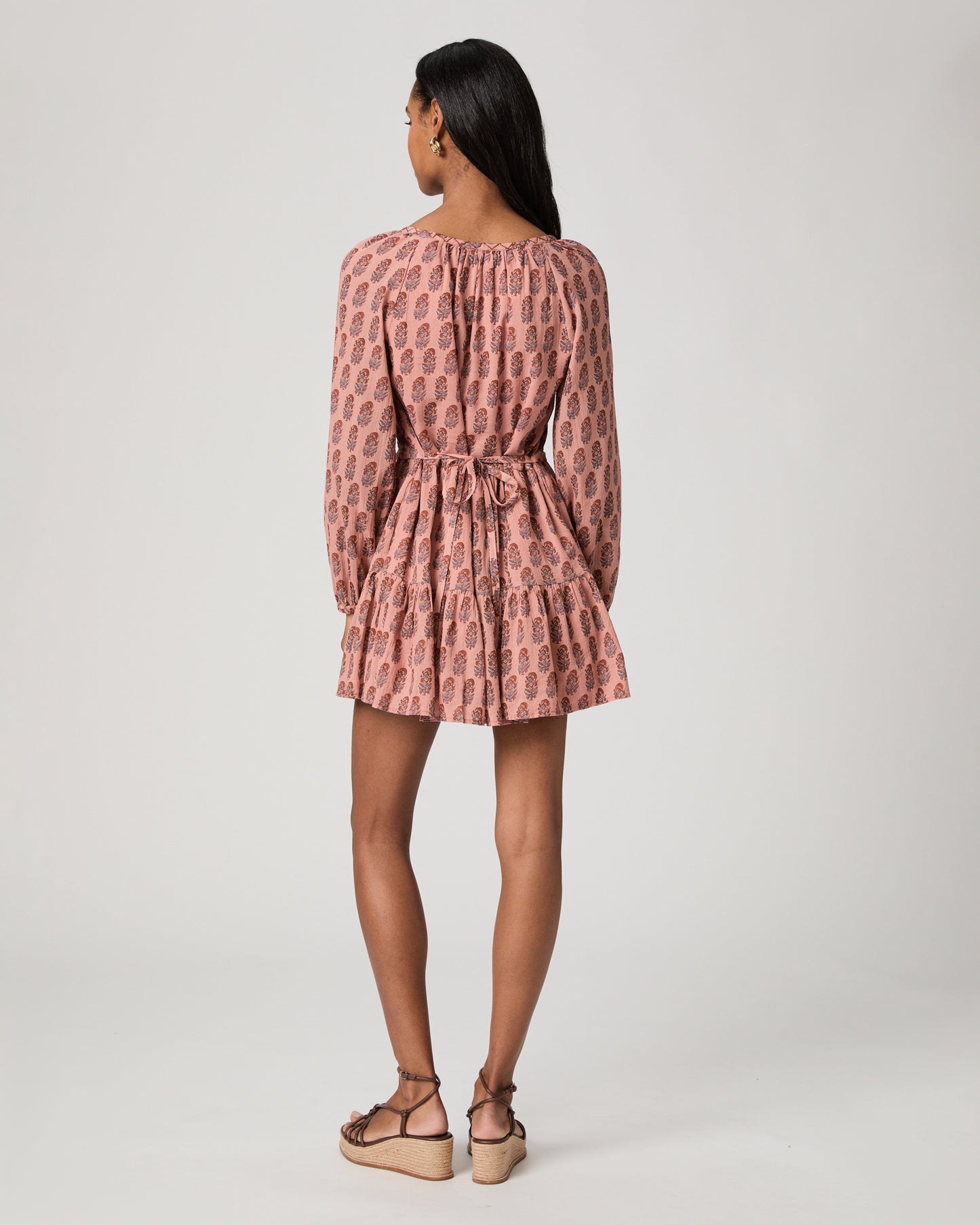 Boardwalk Dress - Salmon Multi