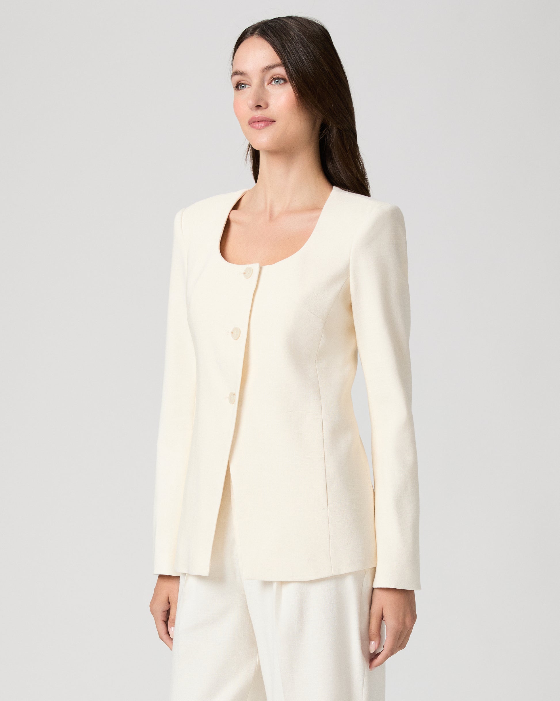 Edina Blazer - Bone 00