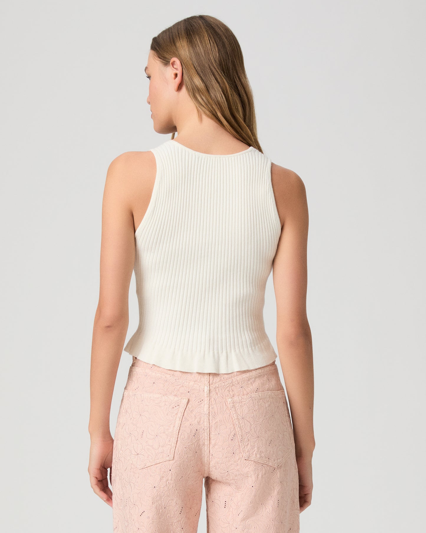 Bronwyn Tank - Ivory XXS