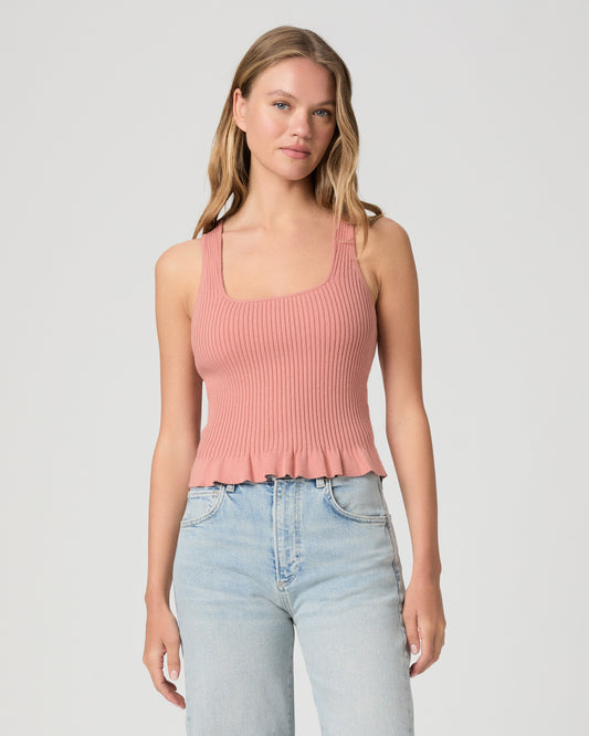 Bronwyn Tank - Salmon XXS