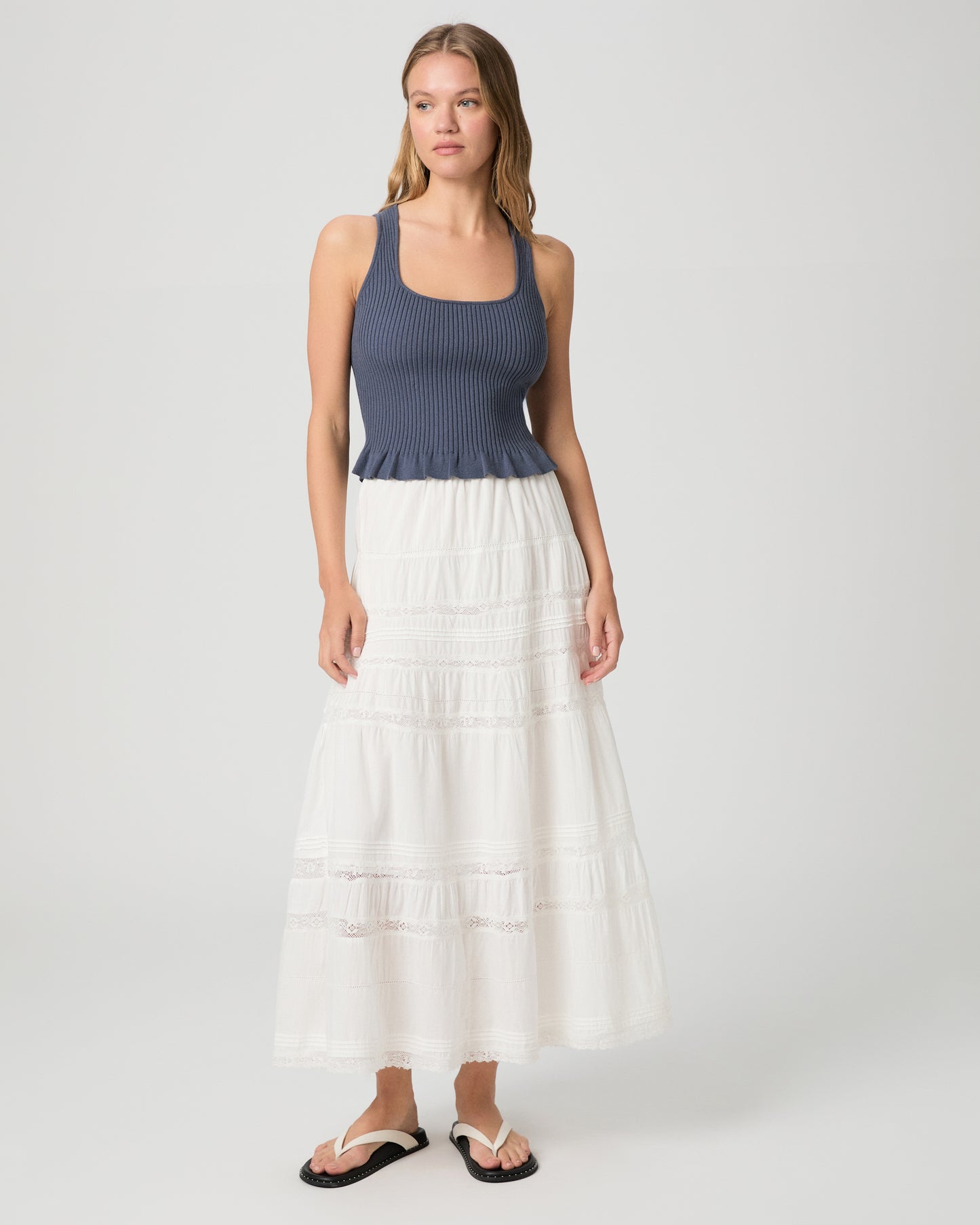 Bronwyn Tank - Pacific Blue XXS