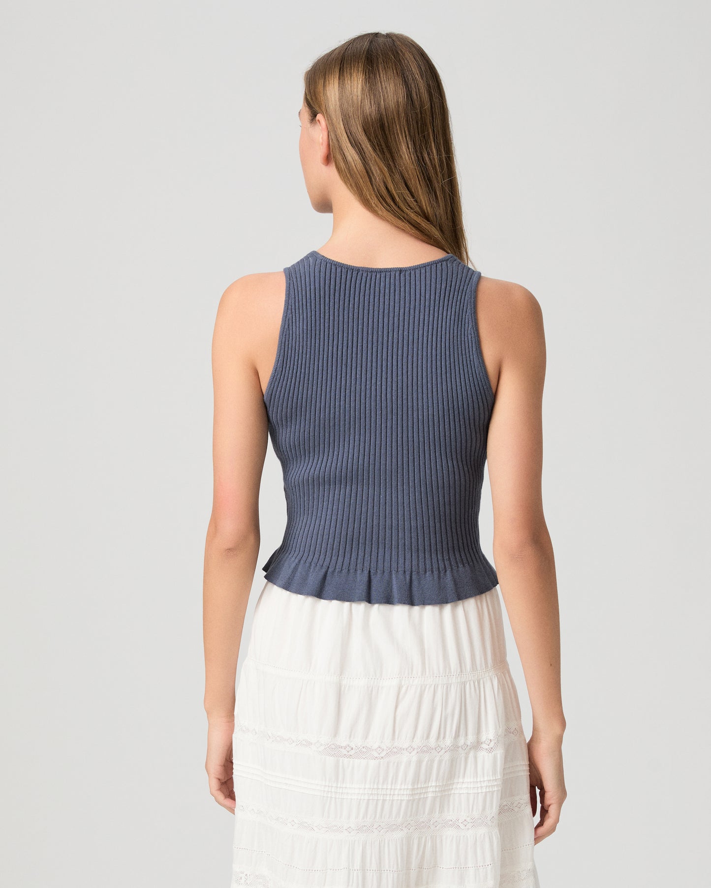 Bronwyn Tank - Pacific Blue XXS
