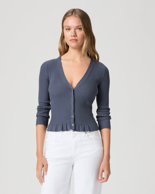 Royce Cardigan - Pacific Blue XXS