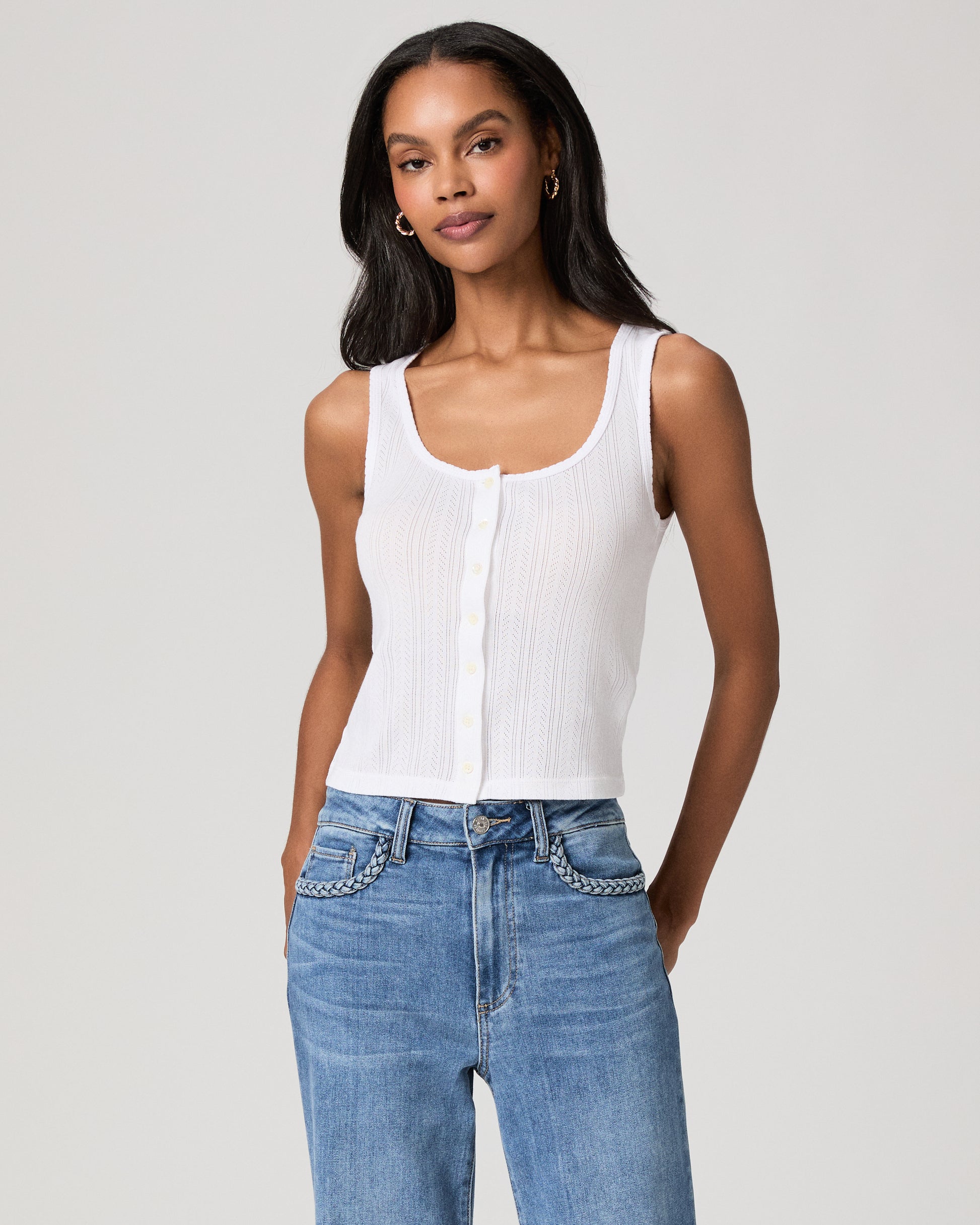 Dedra Tank - White XXS