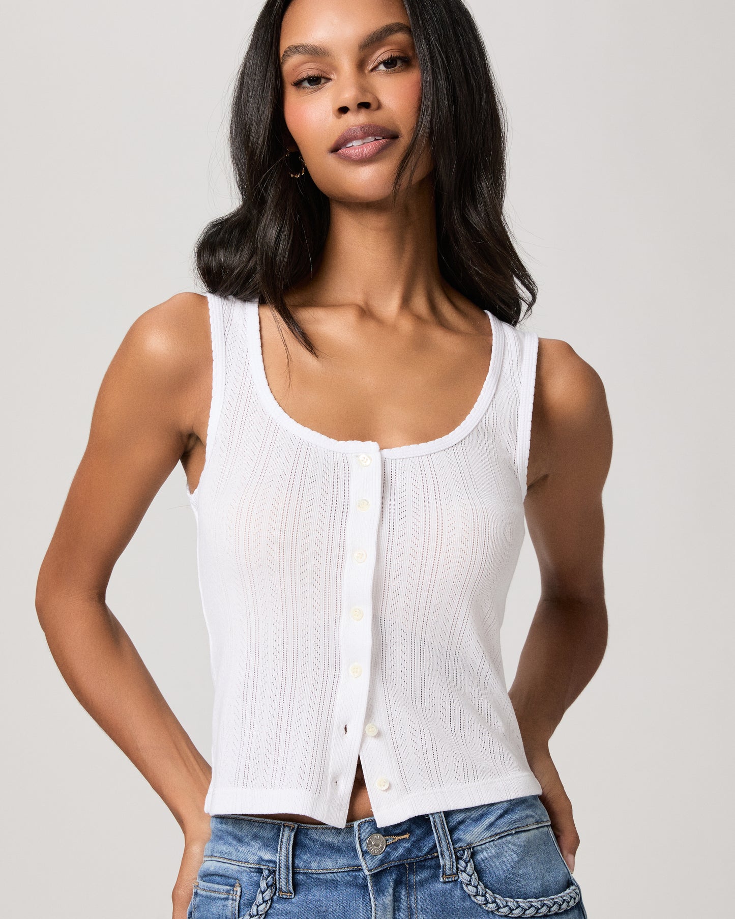 Dedra Tank - White XXS