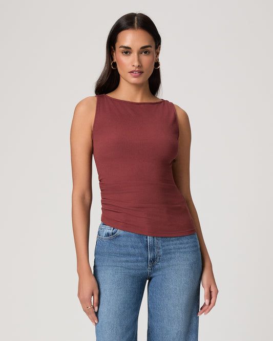 Reggie Top - Burnt Sienna XXS
