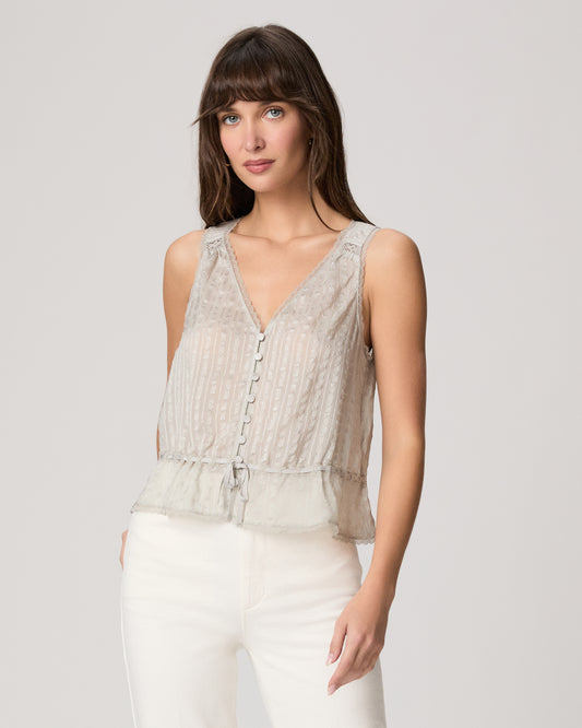 Maiden Top - Sea Mist Silk XXS
