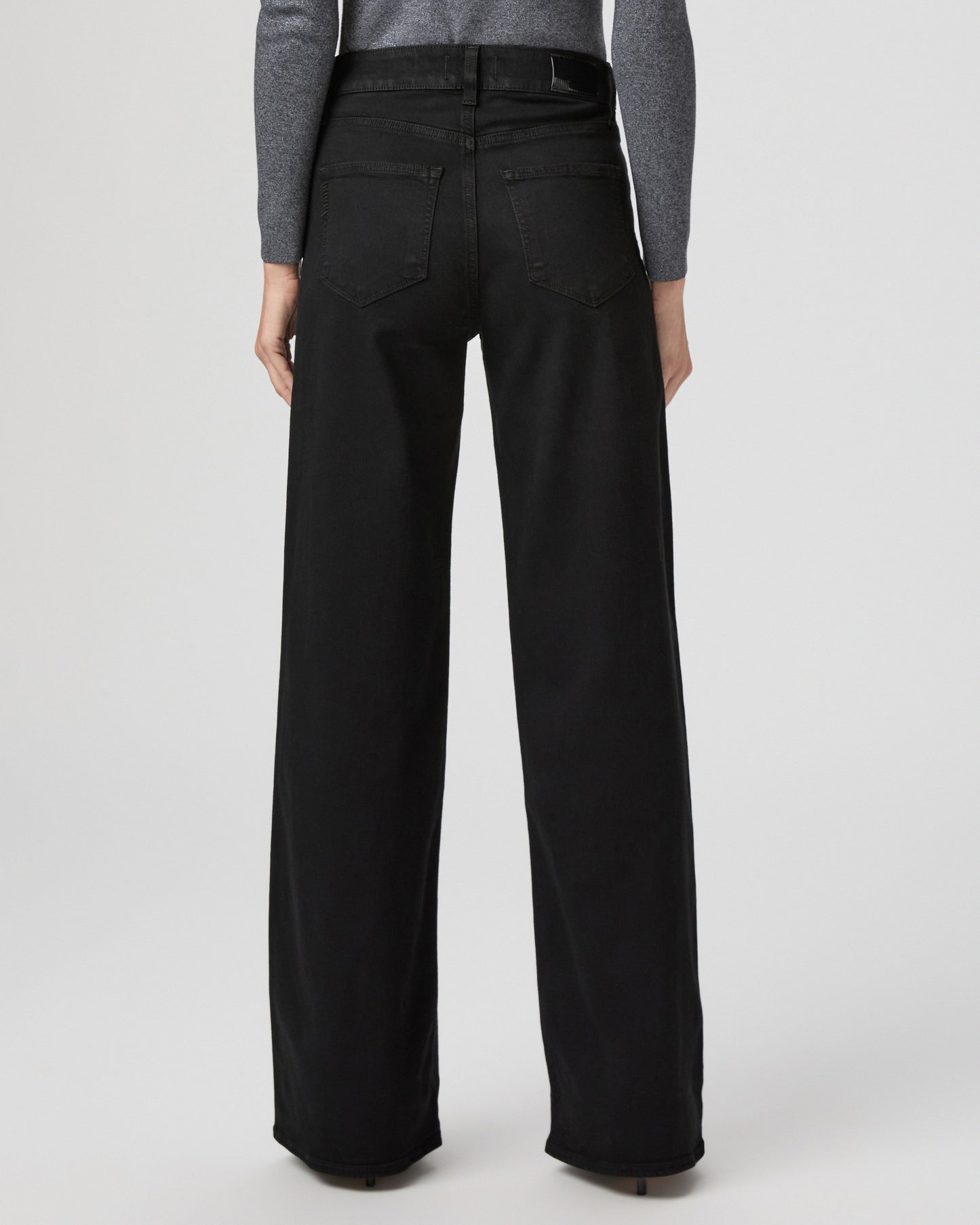 Anessa 33 Inch Wide Leg Jean - Black Shadow 23