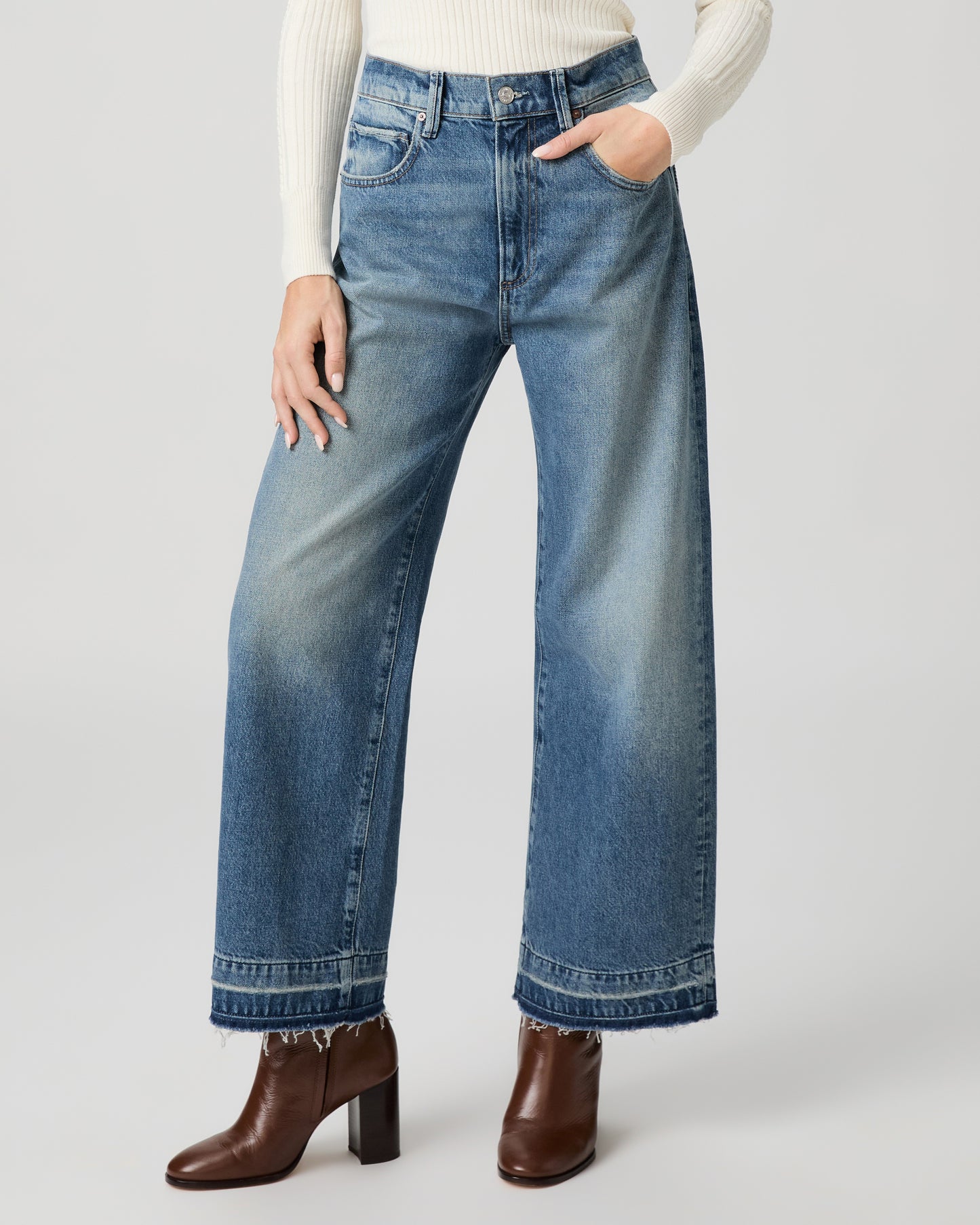 Arellia Ankle Barrel Leg Jean - Lone Peak 23