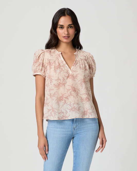 Marlena Top - Bone/Sunset XXS