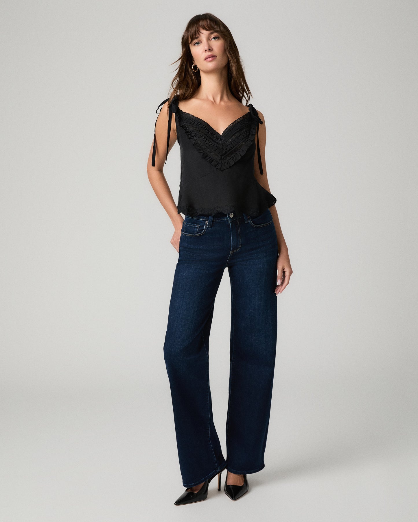 Caroline Top - Black Silk XXS