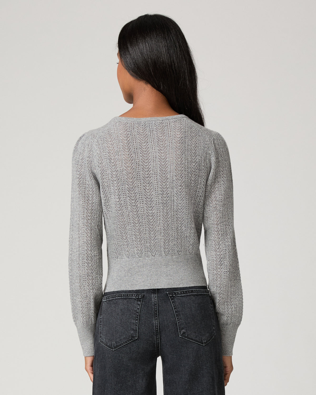 Eudora Cardigan - Light Heather Grey XXS