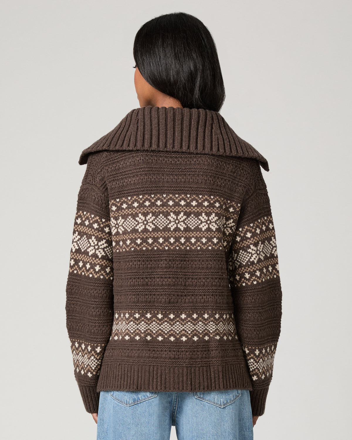 Dakar Cardigan - Dark Brown Multi XS/S