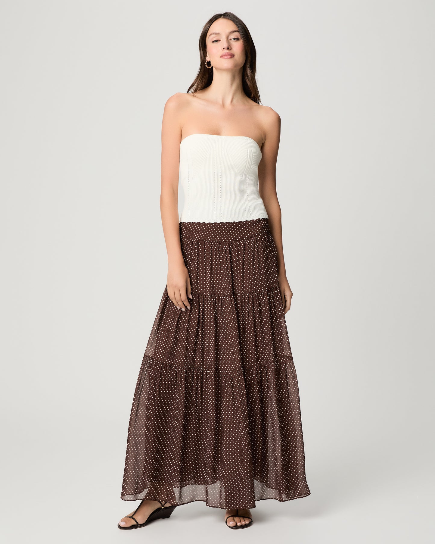 Somi Skirt - Mahogany/Ecru 00