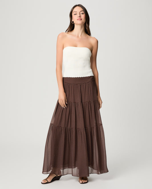 Somi Skirt - Mahogany/Ecru 00