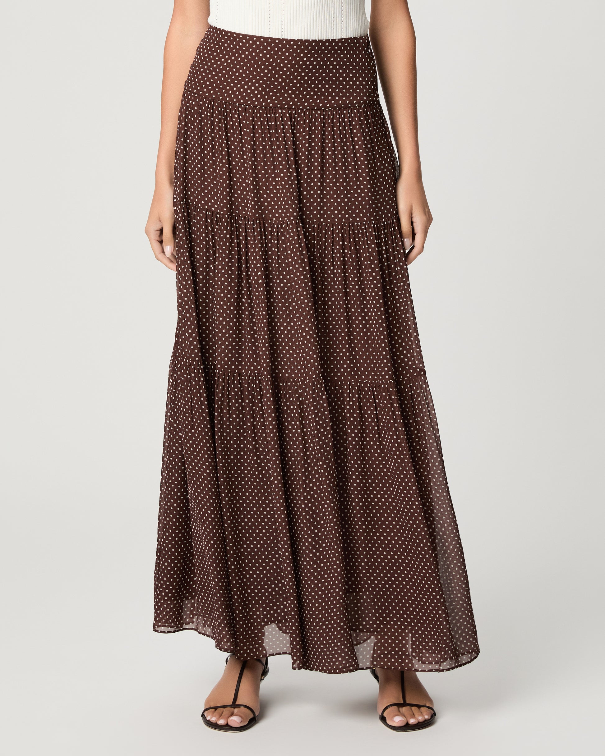 Somi Skirt - Mahogany/Ecru 00
