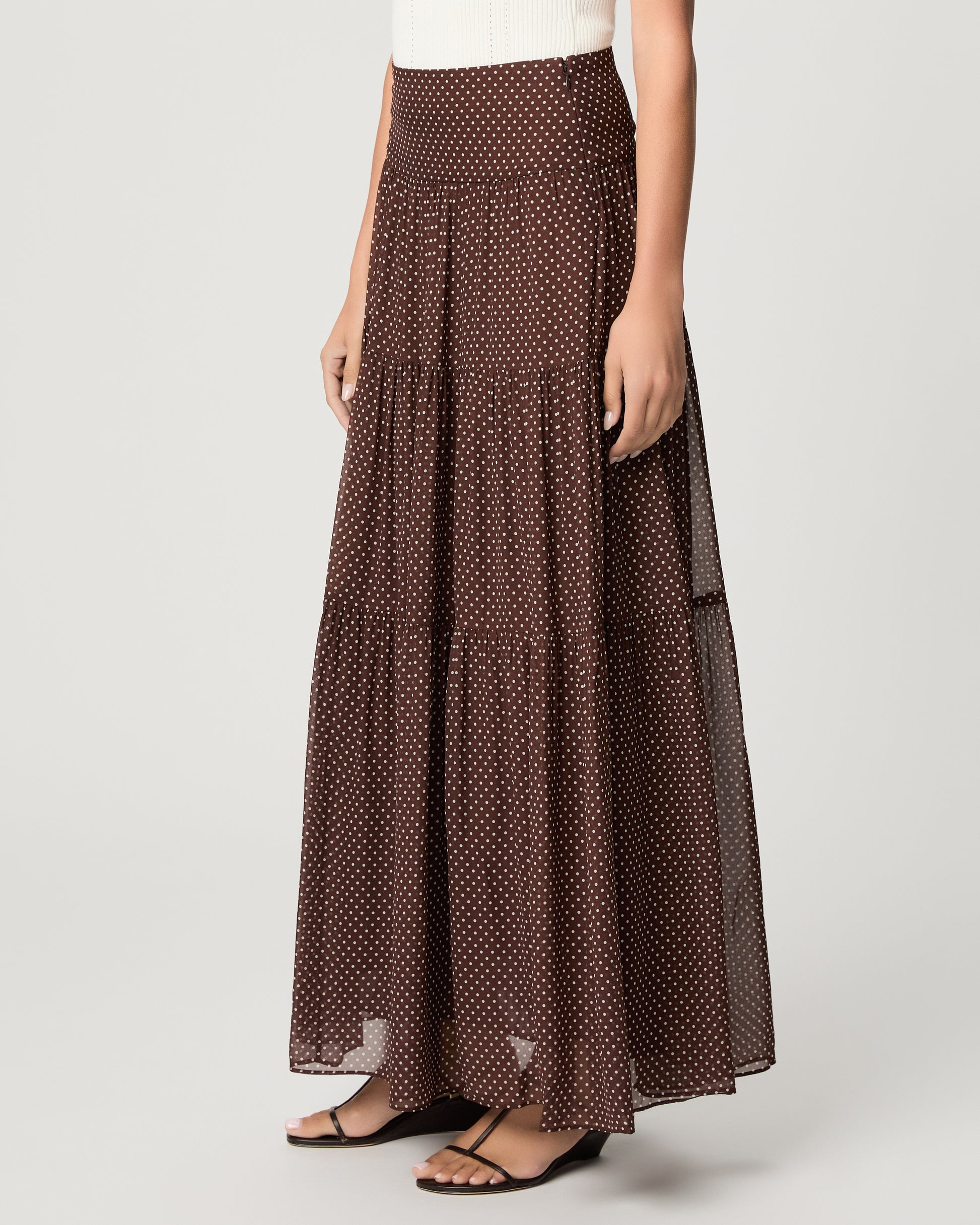 Somi Skirt - Mahogany/Ecru 00