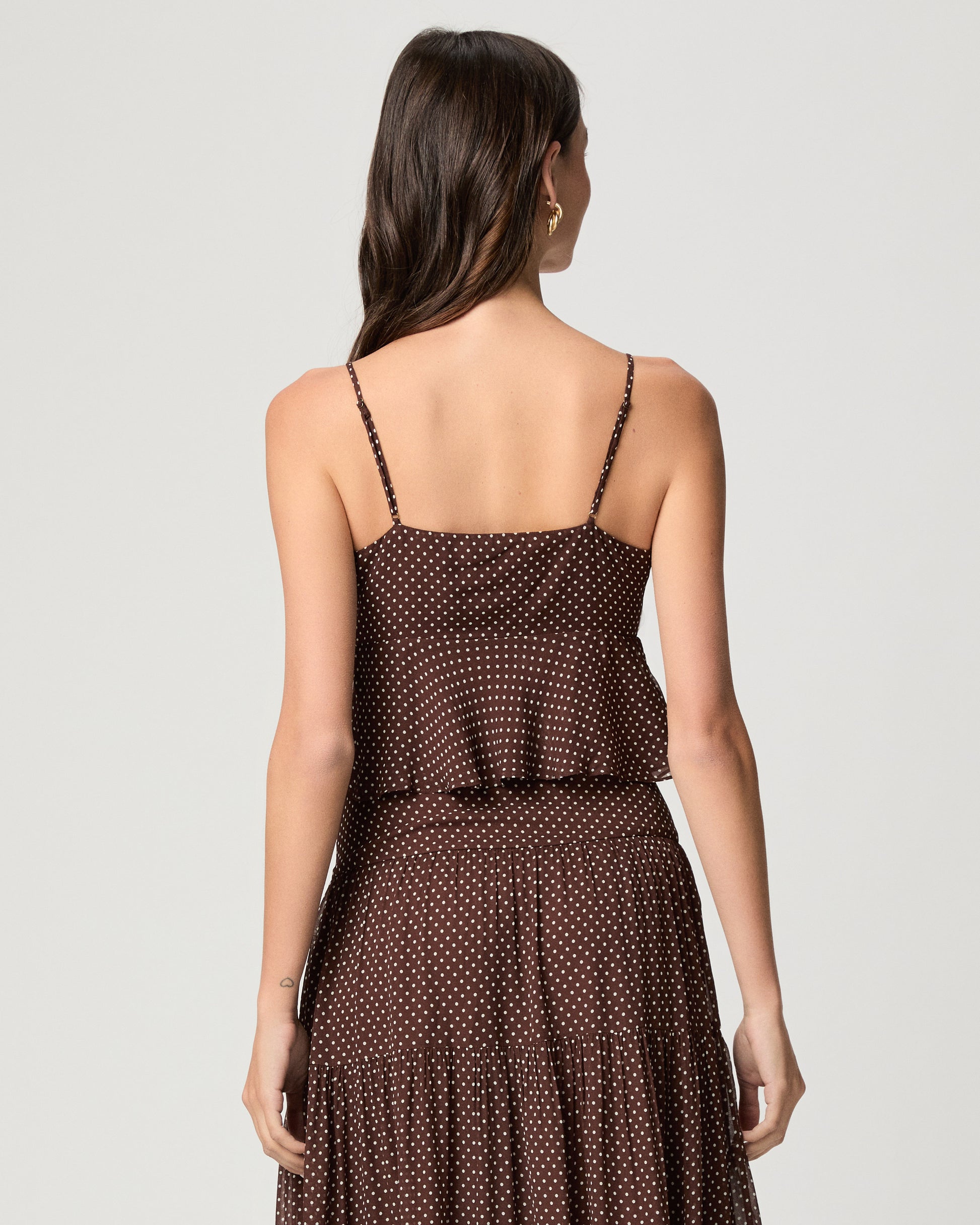Indiah Cami - Mahogany/Ecru 00