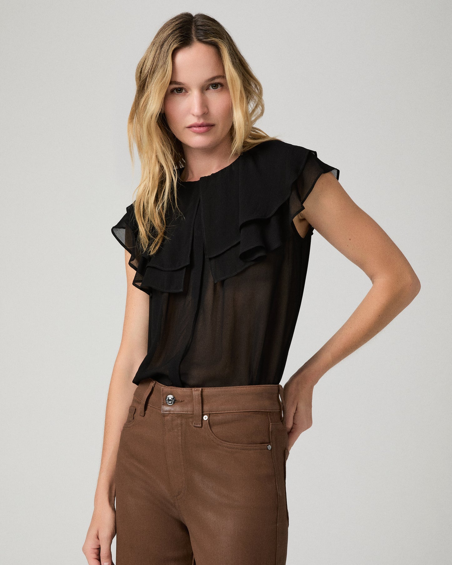 Lucia Blouse - Black XXS