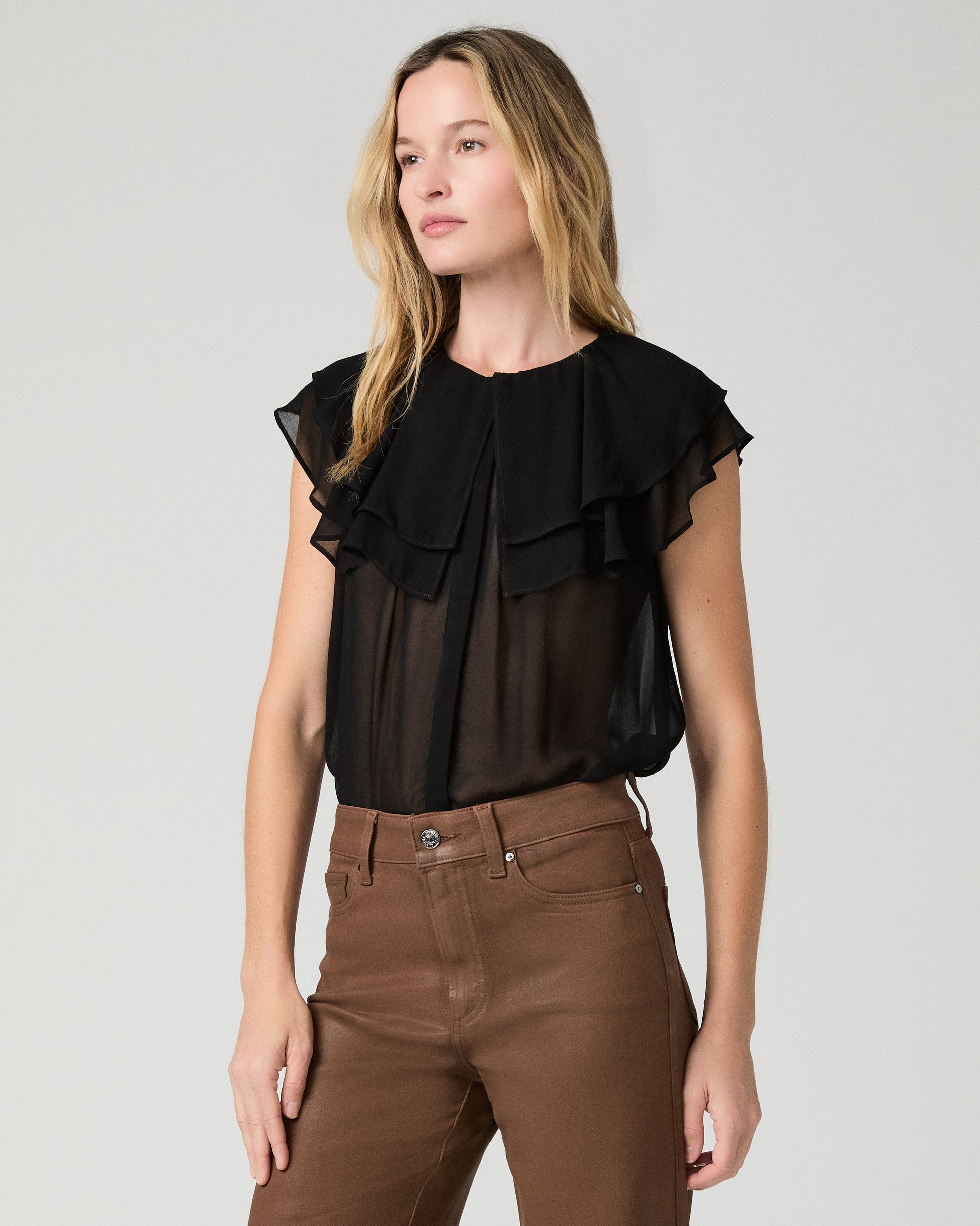 Lucia Blouse - Black XXS