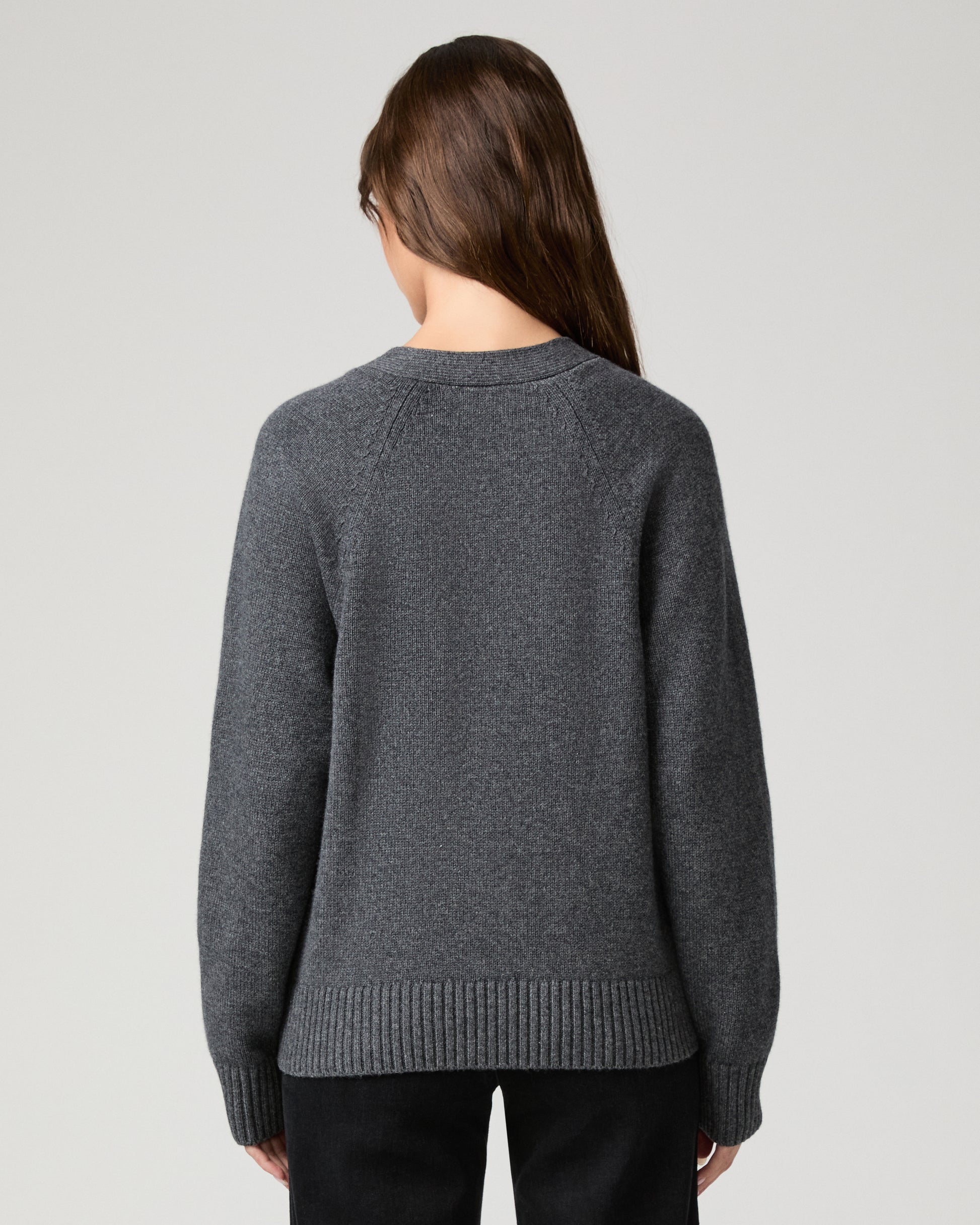 Hikari Cardigan - Dark Heather Grey XXS