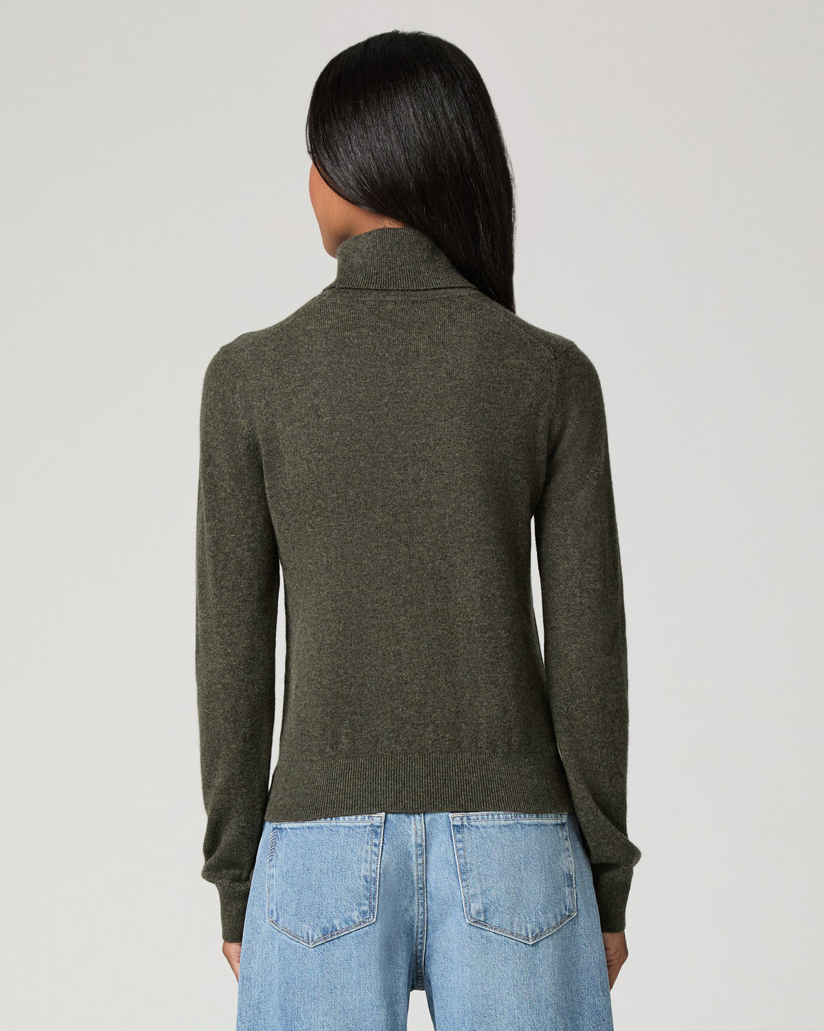 Jacie Turtleneck Sweater - Heathered Spruce XXS