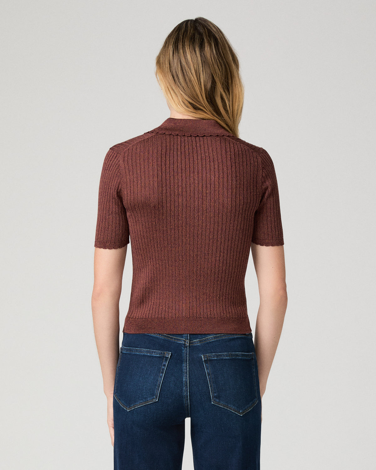 Una Top - Garnet Marl XXS