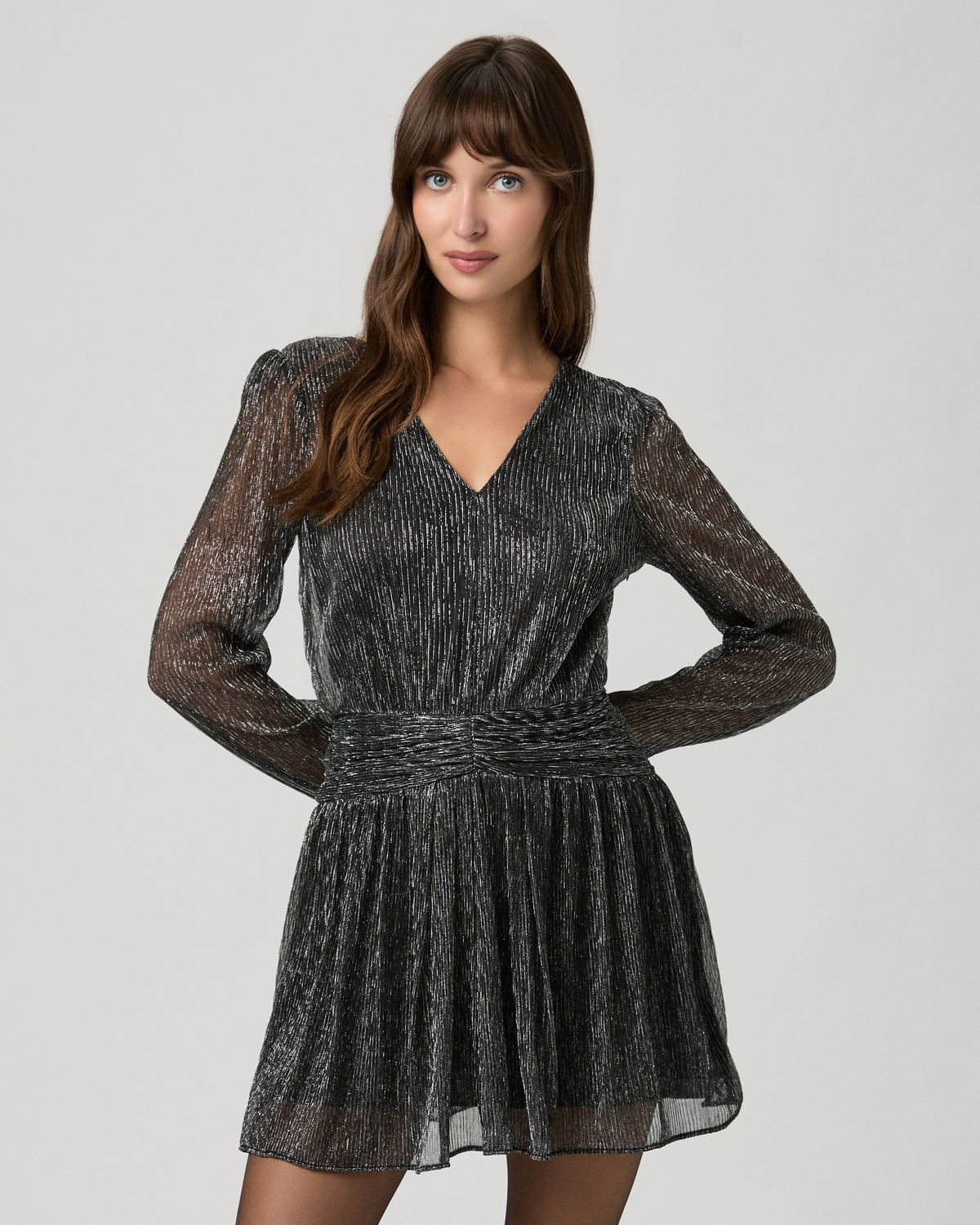 Malina Dress - Black/silver 00