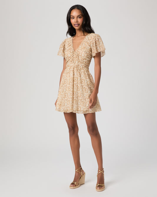 Kinga Mini Dress - Bone Multi XXS