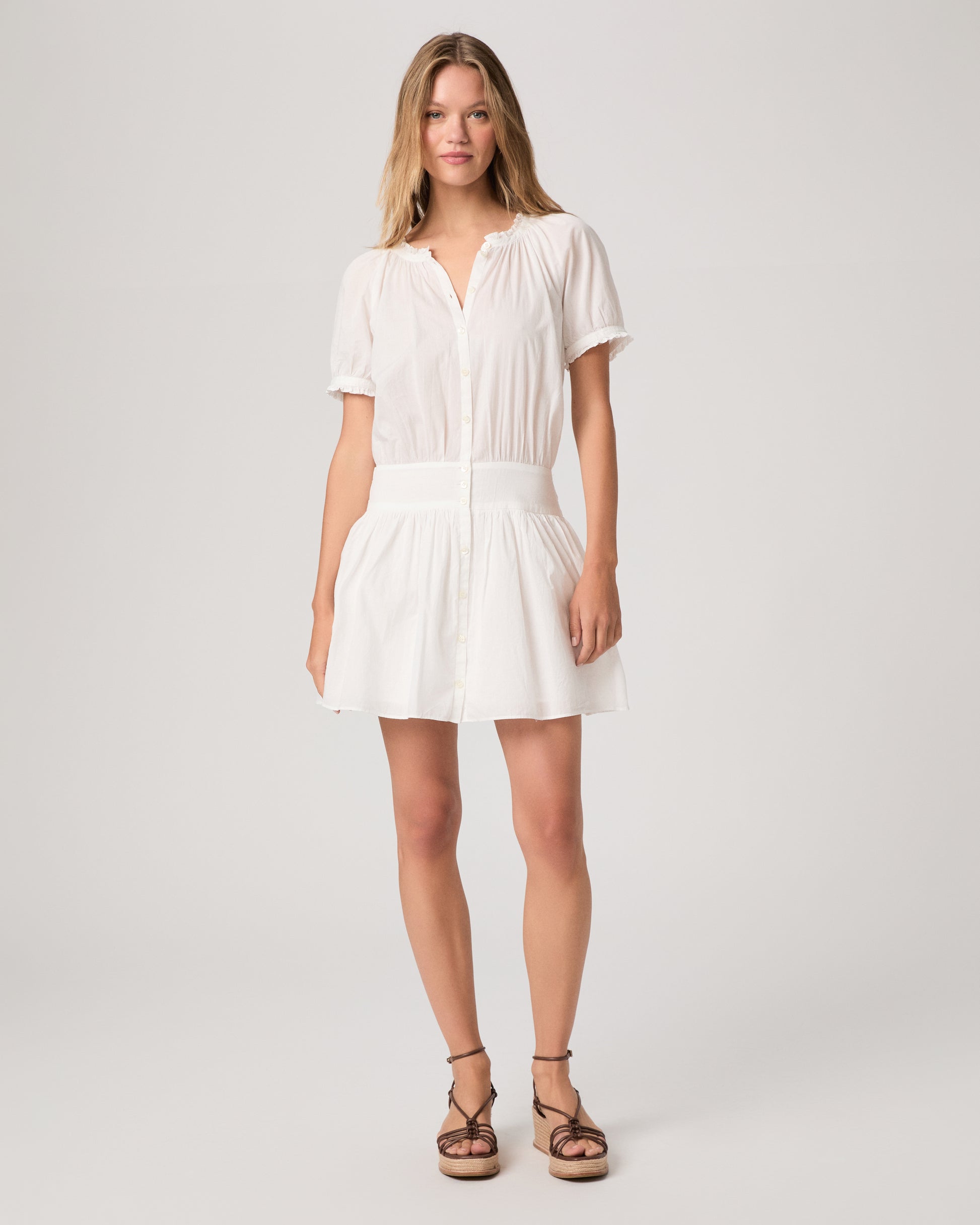 Nisha Dress - White XXS