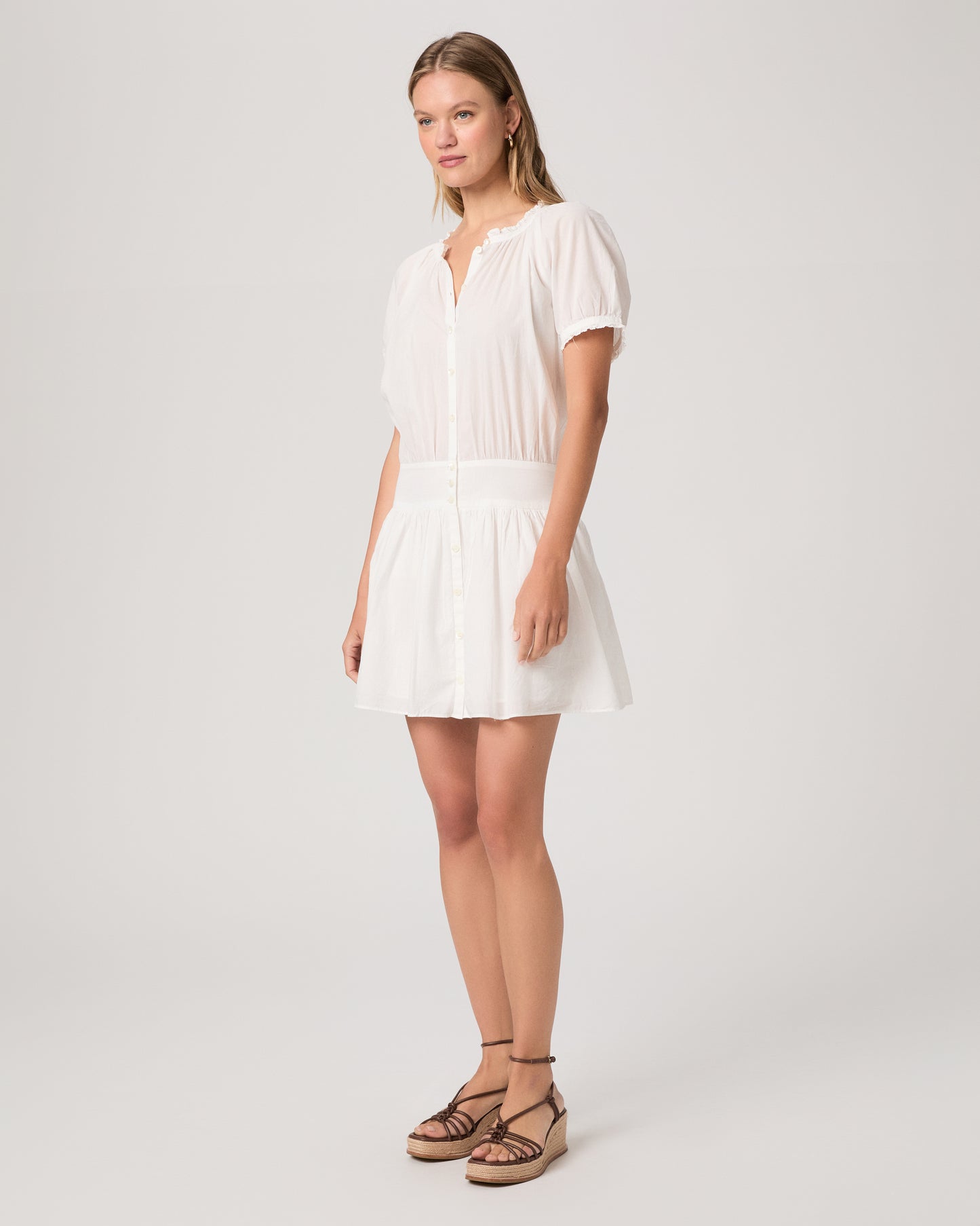 Nisha Dress - White XXS