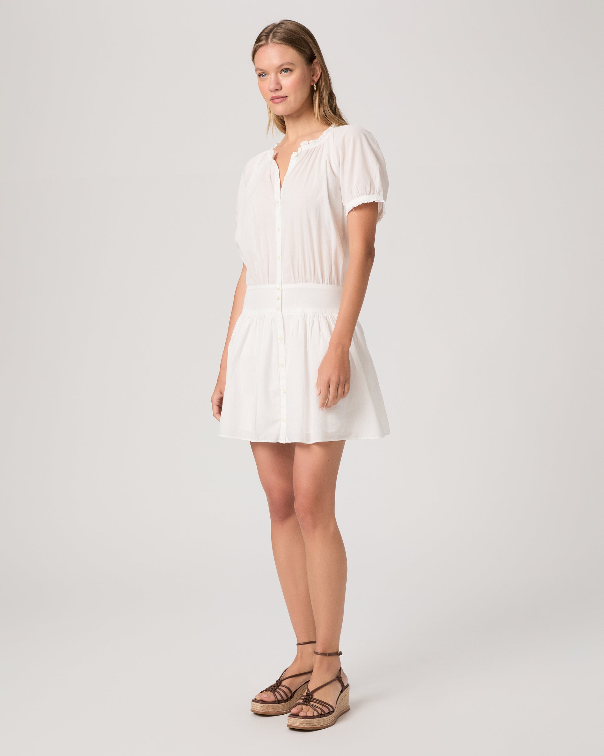 Nisha Dress - White XXS
