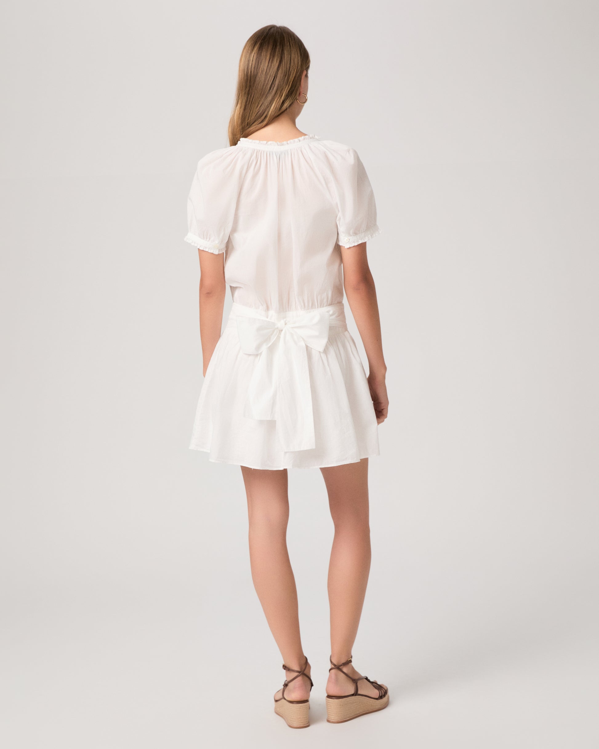 Nisha Dress - White XXS