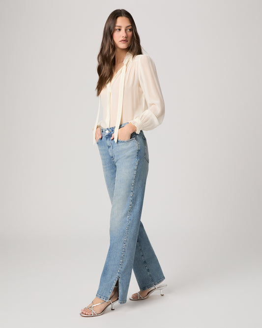 Stevie 31 Inch Straight Jean - Shallows Embellished 23