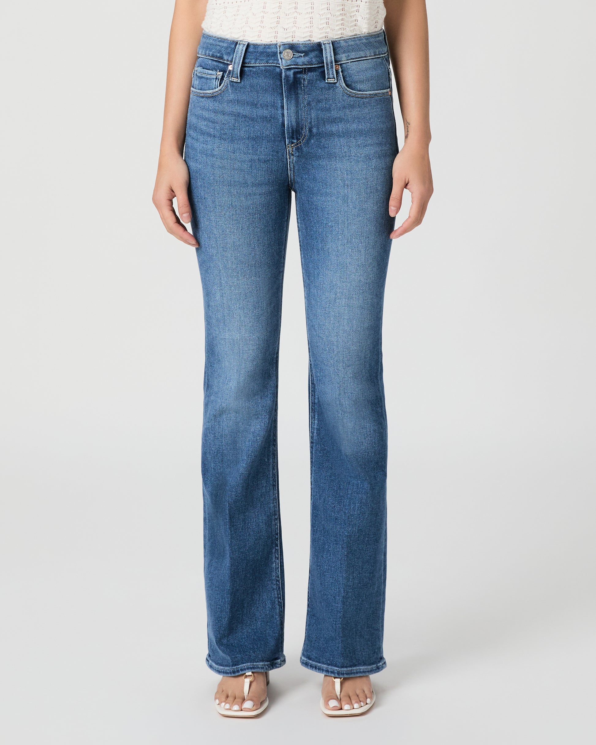 High Rise Laurel Canyon Petite Bootcut - Monaco Mist 23