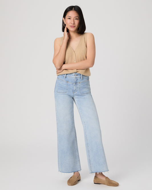 Anessa Petite 29 Inch Wide Leg Jean - La Belle 23