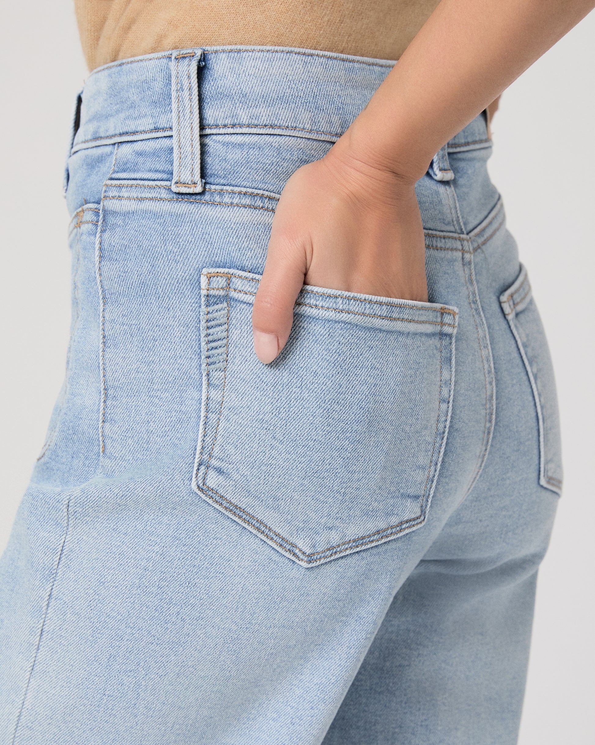 Anessa Petite 29 Inch Wide Leg Jean - La Belle 23