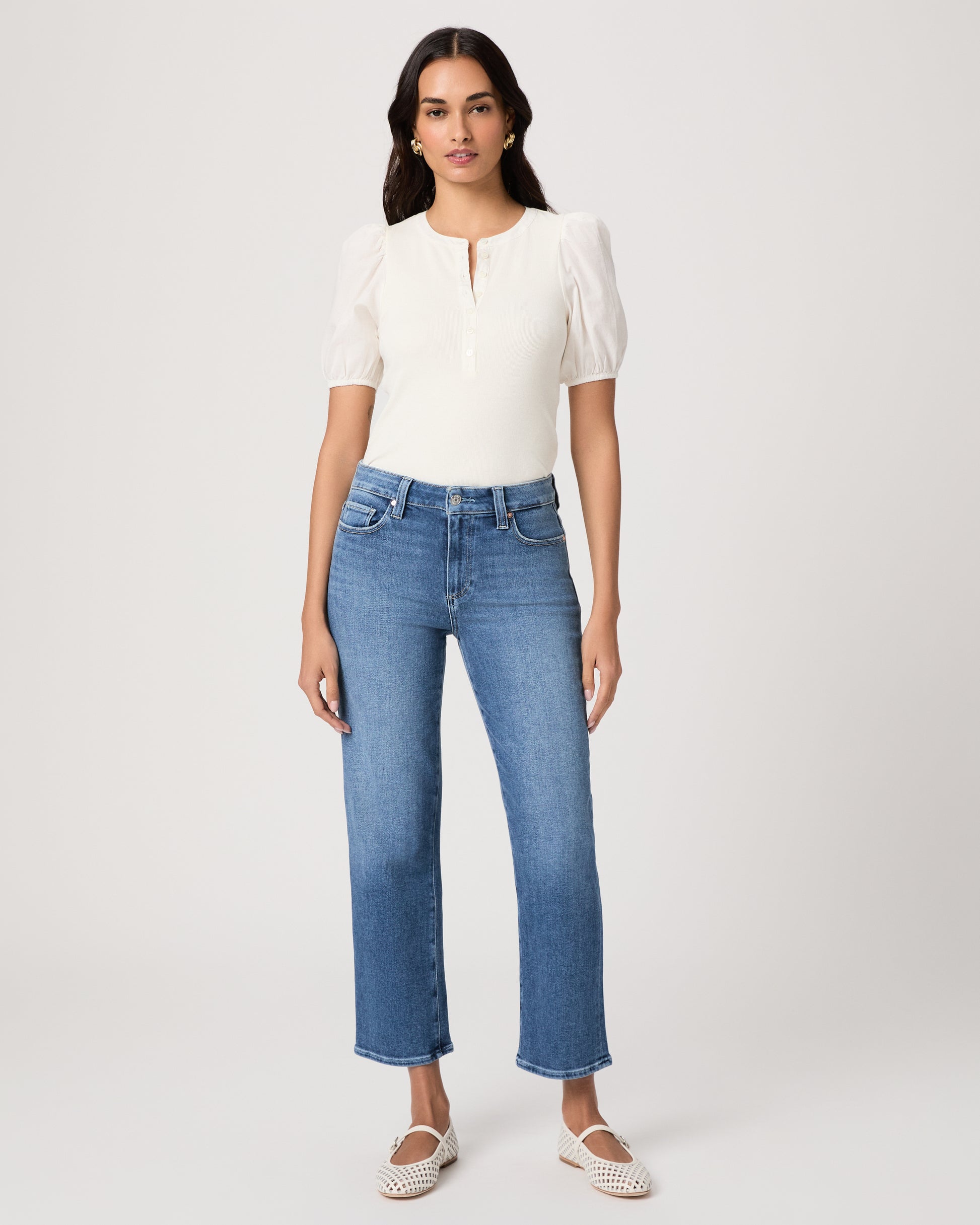Mason Ankle Straight - Monaco Mist 23