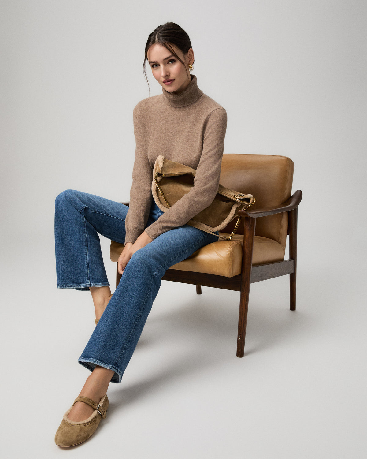Stevie Boot 32in Reverse Seamed Beltloops - Campus 23