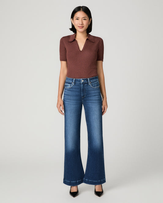 Leenah Petite Wide Leg Jean - Hamptons 23