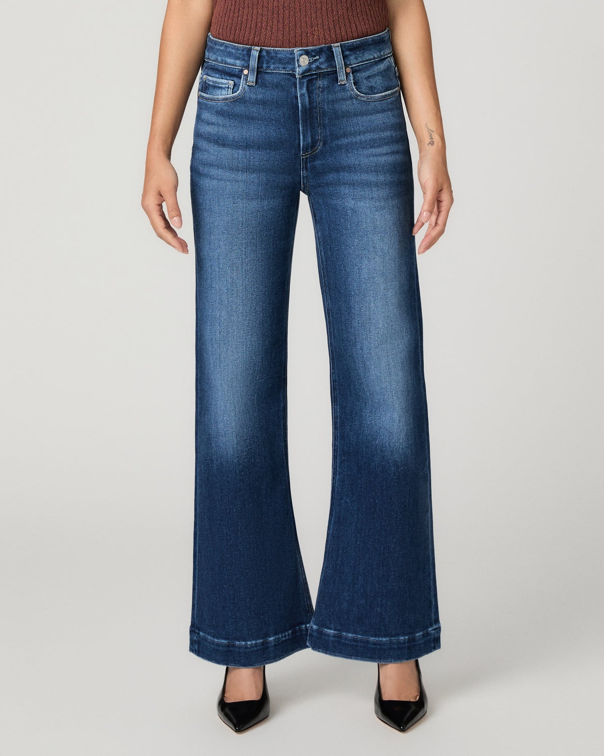 Leenah Petite Wide Leg Jean - Hamptons 23