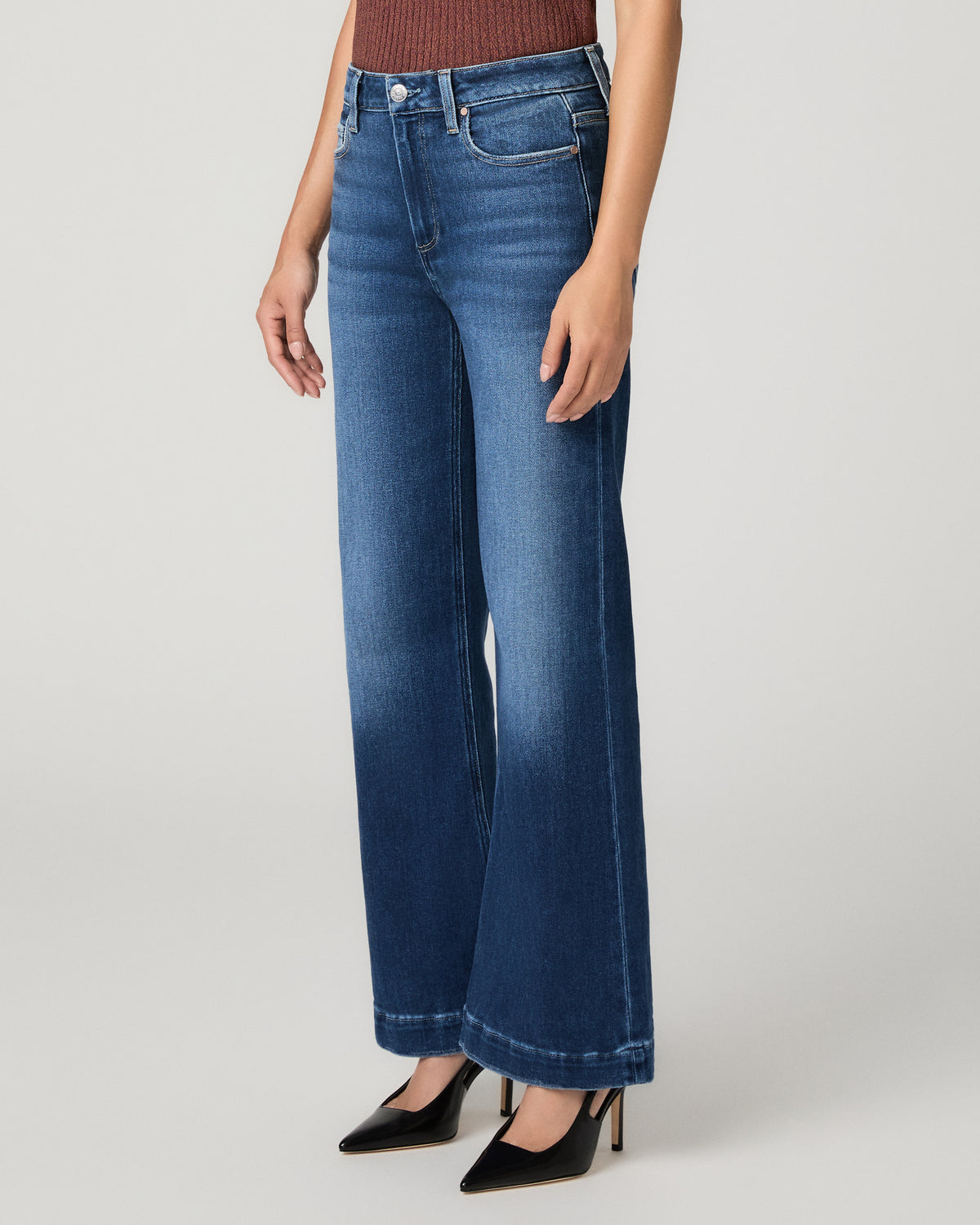 Leenah Petite Wide Leg Jean - Hamptons 23