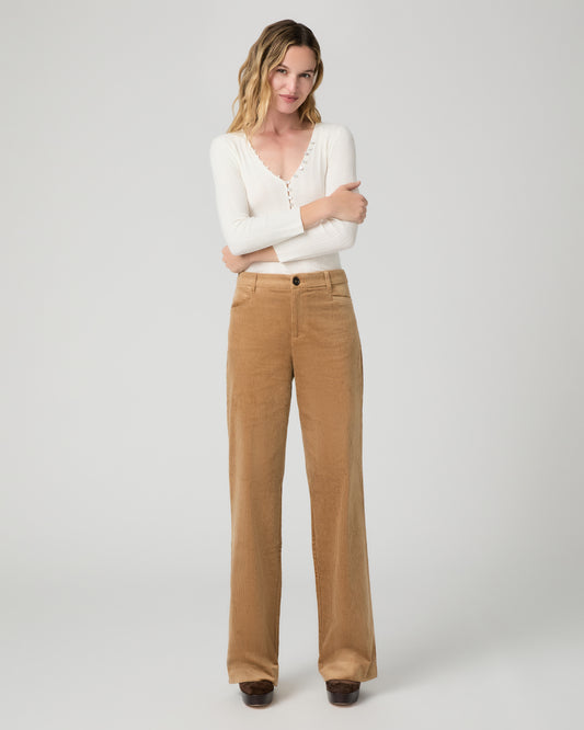 Sasha Trouser W Angled Pocket - Golden Caramel 00