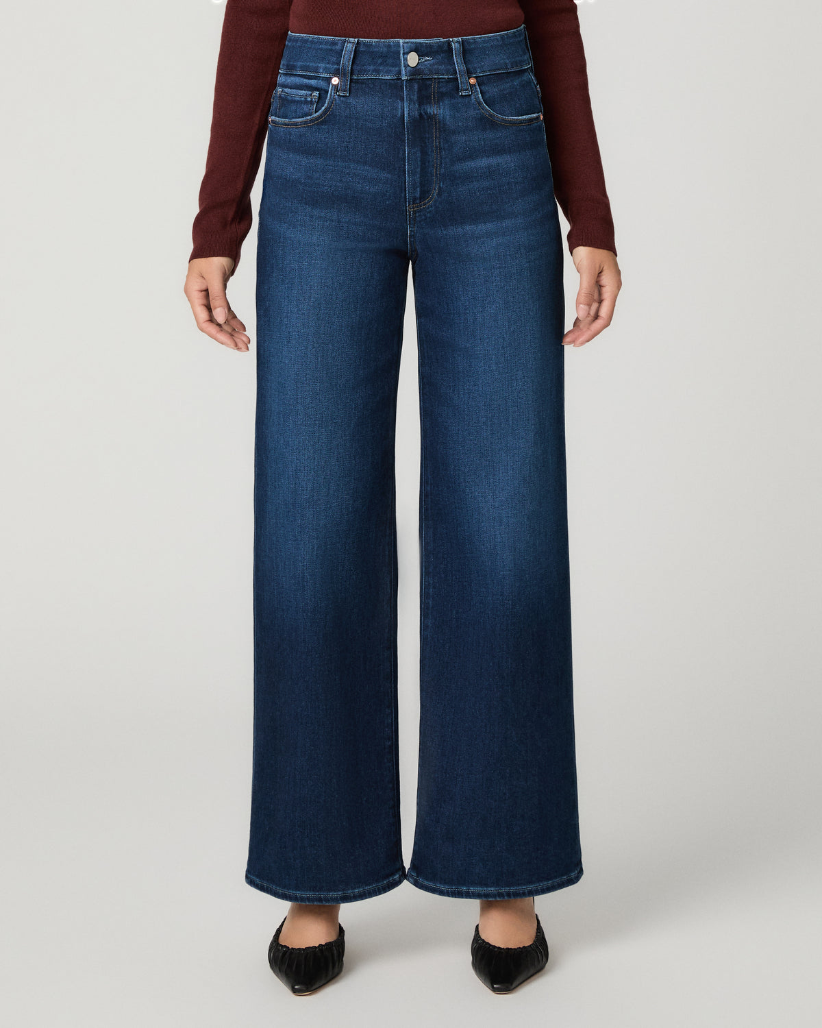 Anessa Petite 28 Inch Wide Leg Jean - Cambre 23