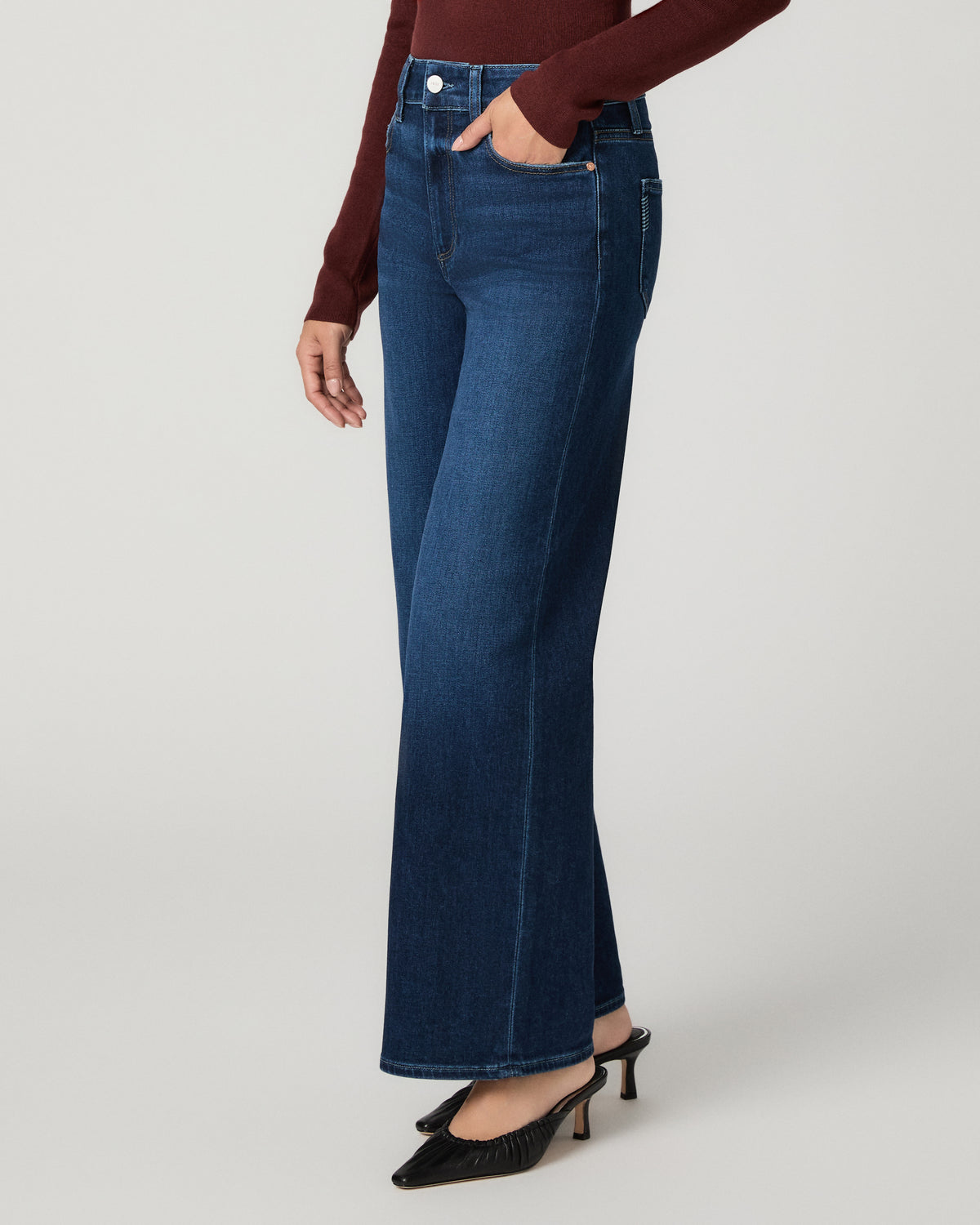 Anessa Petite 28 Inch Wide Leg Jean - Cambre 23