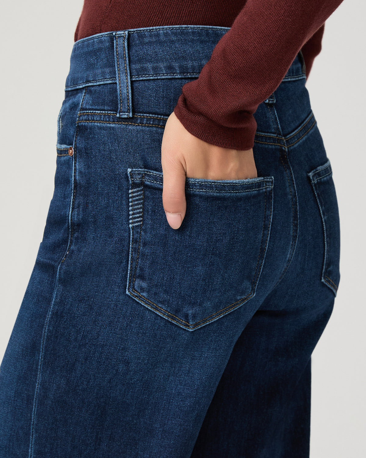 Anessa Petite 28 Inch Wide Leg Jean - Cambre 23