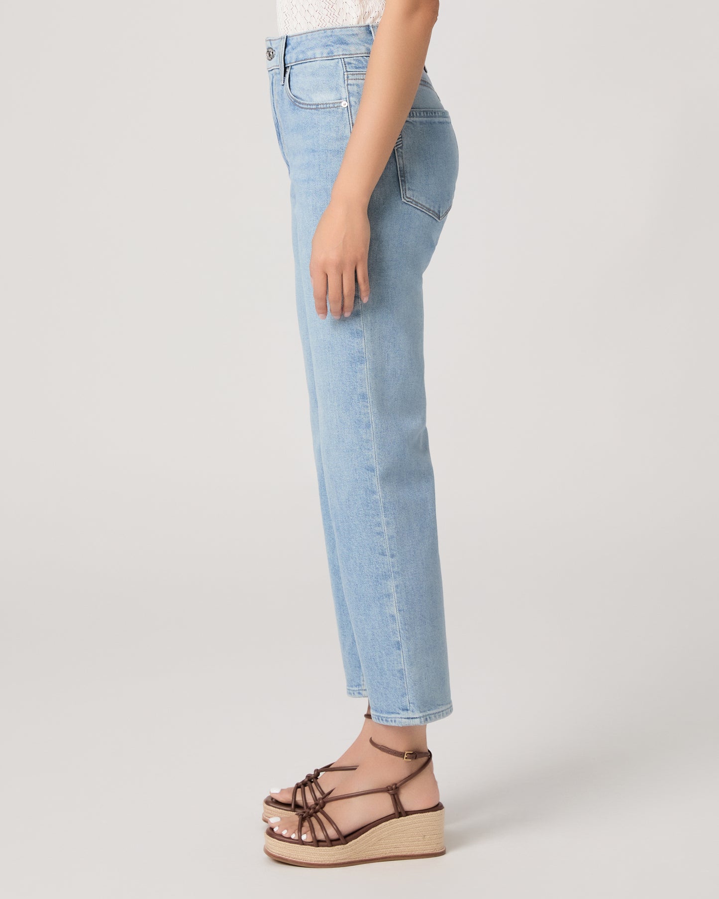 Stevie Ankle Petite Straight Jean - Glide